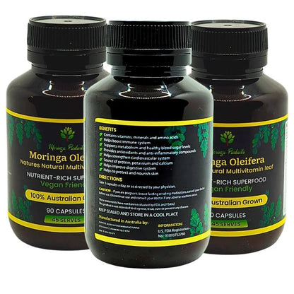 Australian Moringa 3 Pack  - 270 Capsules