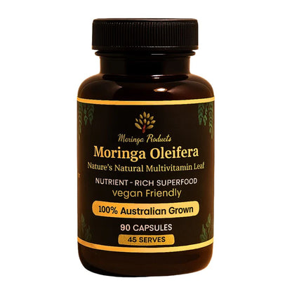 Australian Grown Moringa Capsules 90 Pack