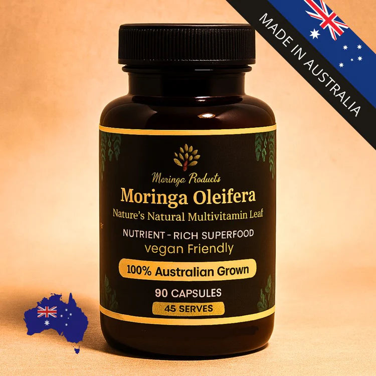 Australian Grown Moringa Capsules 90 Pack