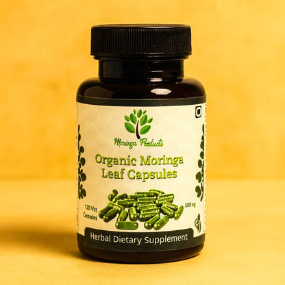 Organic Moringa Leaf Capsules