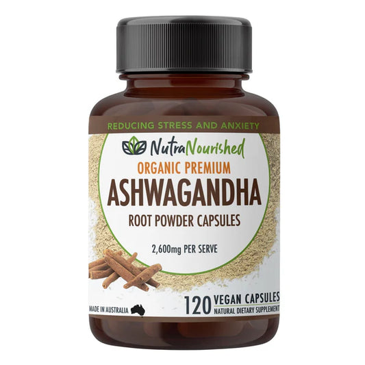 Ashwagandha Tablets – 2,600mg – 120 Vegan Tablets – Supports Stress & Adaptation – Made in Australia